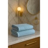 Güvenal BULUT 2'li Banyo havlu seti | Havlu | Havlu Takımı | Hamam Takımı | Çeyiz Havlusu