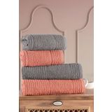Güvenal Ece 4'lü Banyo Havlu Seti | Havlu | Banyo Havlusu I Hamam Seti I Çeyiz Havlusu