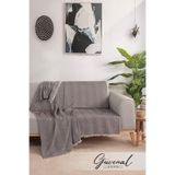 Güvenal Lina ZigZag Desenli Çift Kişilik Koltuk Örtüsü |Çok Amaçlı Kullanım |Tekli&Üçlü Koltuk| 200x230 cm