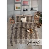 Güvenal Milano Desenli Ranforce Çift Kişilik Yastık Kılıflı Yorgan Seti | Uyku Seti | Yatak Örtüsü | Yorgan | Yastık | Çeyiz - 195 x 215 cm - Leopar