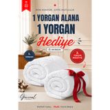 Güvenal Moon Tek Kişilik Yorgan | 1 Yorgan + 1 Yorgan Hediyeli | Ultra Yumuşak 4 Mevsim Konforlu Uyku Seti