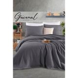 Güvenal Siena | %100 Pamuk Çift Kişilik 200x230 cm Düğme Detaylı Yastık Kılıf'lı Örgü Pike Takımı