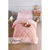 Güvenal Valencia Tek Kişilik Çift Taraflı Welsoft Yorgan | Yorgan | Çeyizlik | Ev Tekstili | Yatak - 155 x 215 cm - Pembe