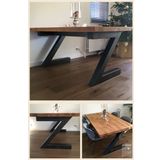 güvendekoratif Dekoratif Metal Masa Ayağı Kütük Masa Ayağı Mobilya Ayakları 70x60 Cm