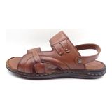 Güvener Büyük Numara Erkek Sandalet CT4387 Taba - Siyah