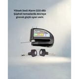 Güvenilir Alarm Disk Kilidi Motosiklet Scooter Bisiklet