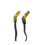 güvenli sepet teknoloji dünyası 4in1 PD 65 Watt Type-C/27 Watt iPhone Halat Örgü Metal Kırılmaz Uç 1 Mt. Hızlı Şarj ve Data Kablosu