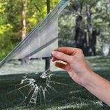 Güvenlik Cam Film Siyah Amerikan Çizilmez Orta Ton 50 Cm X 6 Metre
