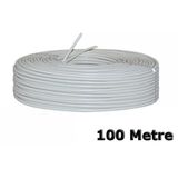 Güvenlik Kamera Kablosu 2+1 Cctv 2X0.22 Coax Top 100 Metre Kablo