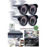 Güvenlik Kamera Sistemi - 4 Kameraları Güvenlik Seti + 1 Tb Disk + 5Mp Dvr + Gece Görüşlü + Kablosuz Wıfı + Uzaktan Seyretme