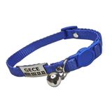 Güvenlik Kilitli isimli Kedi Tasması, isimlikli Kedi Tasması, Kedi Künyesi, Safety Click tasma mavi