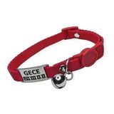 Güvenlik Kilitli isimli Kedi Tasması, isimlikli Kedi Tasması, Kedi Künyesi, Safety Click tasma