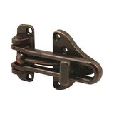 Güvenlik U 11317 Swing Bar Kapı Koruyucu, Yüksek Güvenlikli Aux Kilidi, Klasik Bronz Kaplama, Tekli Paket - 001-Renkli