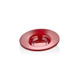 GuvenliPazar 6 Adet 11 cm Kırmızı Melamin Soft Çay Tabağı – Bulaşık Makinesinde Yıkanabilir Dayanıklı Çay Tabak