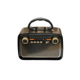 güvenlisepet KTF Nostalji Radyo Led Fener Işıklı Bluetooth Hoparlör USB-SD Kart Giriş Şarjlı Bataryalı Pilli 1467