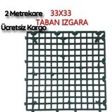 Güvercin Kümes Taban Izgarası 2 M2 Toplam 18 Adet Tavuk Taban Izgara,Yer Izgara 33x33