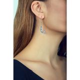 Güvercin Tasarım Elişi Gümüş Küpe 2602