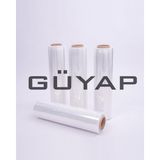 Güyap Yapı Tekstil Palet Şeffaf Streç Film 50 cm x 240 Mt. [ 1 Adet- 17 Micron - 240 Metre - 2.200 gr ] - 50 cm x 240 mt