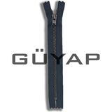 Güyap Yapı Tekstil Premium Demir Diş Fermuar [ 16 cm Slate Blue - Oksit Diş - Tip/4.5 Numara - 10 Adet ]