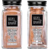 Güzel Ada Gıda Organik Seylon Toz Tarçın Seti 40 Gr + Organik Seylon Çubuk Tarçın Toz ve 16 Gr Çubuk Miktarıyla Doğal Baharat - 1 Adet