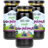 Güzel Ada Gıda Organik Üzüm Pekmezi 3x290 Gr (Soğuk Sıkım) - 800 gr