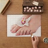 Güzel Ayaklar Çiçek- Ayak Bakımı Tasarımı 240 Parça Ahşap Puzzle Ahşap Kutuda MP00567