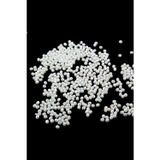 Güzel Beyaz Janjan 4 mm Plastik Boncuk Aksesuar Takı Malzemesi (25 Gr)