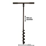 Güzel Endüstriyel TOPRAK BURGU MAKİNESİ 100X8 MONTAJ KOLLU