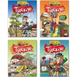Güzel Ülkem Türkiye 1 2 3 4 Set 4 Kitap Eğlenceli Bilgi Gezi - Metin Özdamarlar