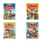Güzel Ülkem Türkiye - Eğlenceli Gezi / 4 Kitap Set - Metin Özdamarlar