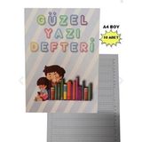 Güzel Yazı Defteri Büyük Boy (10 Adet)