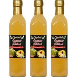 Güzeldost Katkısız Saf Doğal Fermente Enginarlı Elma Sirkesi 3x500 ml - 1,5 lt