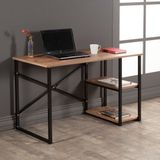 Güzelkan Madeni Eşya Çalışma Masası Raflı Ofis Laptop Bilgisayar Masası 1001 - 120 x 60 x 70 cm - Atlantik Çam
