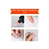 Güzellik Deposu 5 Adet Polygel Mandal Polijel Klipsi Poly Gel Tips Tutucu Tırnak Mandalı