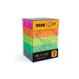 GÜZELYÜZ AVM 10 Adet 5 Renk Neon Renkli Silgi - Silka Corner Silgi