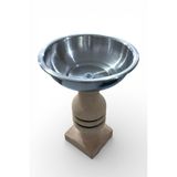 GÜZELYÜZ AVM Ahşap Taban Metal Tabak Bahhurluk | Buhurdanlık Bahurluk Bahur Oud Bahhur Yakmak İçin Tütsülük