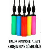 Güzelyüz Avm Balon Şişirme Pompası 1 Adet | El Tipi Pratik Kullanım | Karışık Renk - Renkli