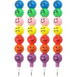 Güzelyüz Avm Emoji Yumurtlayan Kurşun Kalem Çok Renkli 4 Kalem Eğlenceli Tasarım ve Kullanım Kolaylığı