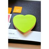 Güzelyüz Avm Kalp Model Post-It Yapışkanlı Not Kağıdı 5 Renk 80'li - Renkli