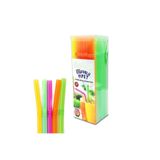GÜZELYÜZ AVM Körüklü Fosforlu Pipet 4 Renk 24 Cm 225 Adet