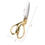 Güzelyüz Avm Kumaş Kot Deri Kesim Profesyonel Terzi Makası Çelik Büyük Boy Gold Makas