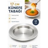 Güzelyüz Avm Künefe Pişirme Tabağı Tepsisi 17 cm 1 Adet - Gümüş