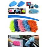GÜZELYÜZ AVM Mikrofiber Şönil Temizlik Bezi Makarna Eldiven Oto Yıkama Köpükleme Eldiveni Araba Yıkama Eldiveni