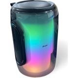Güzelyüz Avm Pro Süper Bass Işıklı Taşınabilir Kablosuz Hoparlör Bluetooth Fm USB Tf Kart Wireless Ses Bombası - Renkli