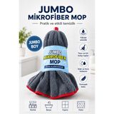 Güzelyüz Avm Süper Mop Emici Mikrofiber Yedek Havlu – Ultra Emici Temizlik Mop Bezi TM-072 - Gri