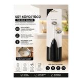 GÜZELYÜZ AVM Süt Kahve Köpürtücü Yumurta Karıştırıcı El Mikseri Pilli Kahve Çırpıcı Telli Blender Cappuccino Mixer