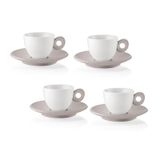 Guzzini 4lü Espresso Fincan Takımı Gri