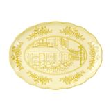 Guzzini Josephine Servis Tabağı Large 51x38 cm Sarı