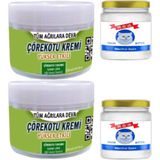 Guzzy 2 Tane Çörek Otu Kremi 150 ml Büyük Boy Krem + Snow Kitten 50 ml Menthol Balm / Kas Diz Dirsek Sırt Bel Iskelet Agrilarina Masaj Seti - 1Paket