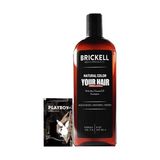 Guzzy Brickell Erkeklere Özel Antibeyaz Saç Sakal Şampuanı SNMP20022 Brickell 237 ml + Yanında Jel - Paket